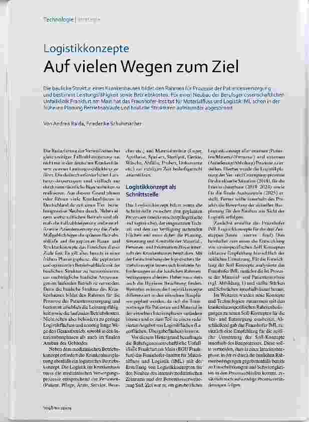 Vorschauseite 1: Auf vielen Wegen zum Ziel