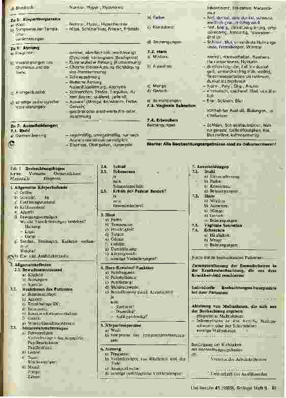 Vorschauseite 3: Krankenbeobachtung in der Inneren Medizin Studienmaterial zur Weiterbildung