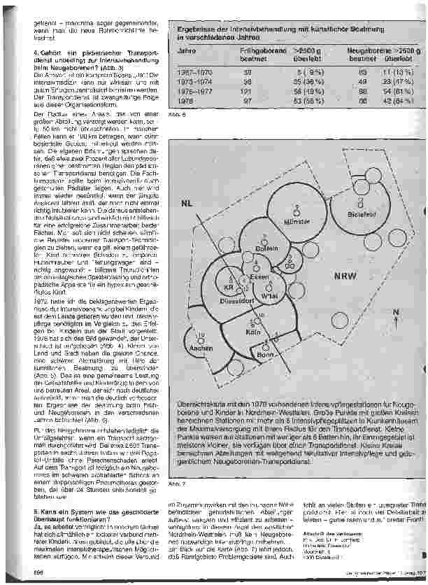 Vorschauseite 3: Zum Problem der Regionalisierung und Zentralisation von Intensivpflege und Transport für das vital gefährdete Neugeborene