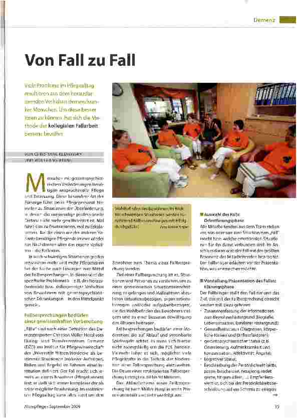 Vorschauseite 1: Von Fall zu Fall