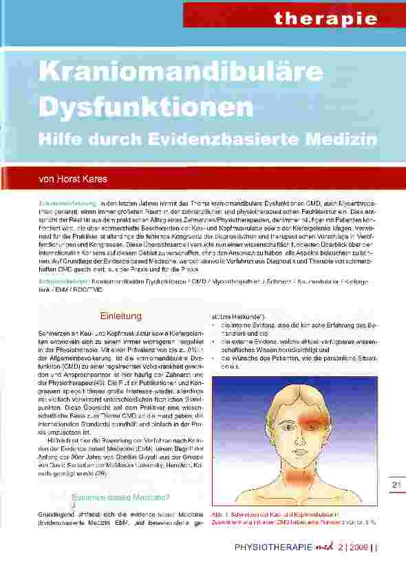 Vorschauseite 1: Kraniomandibuläre Dysfunktion