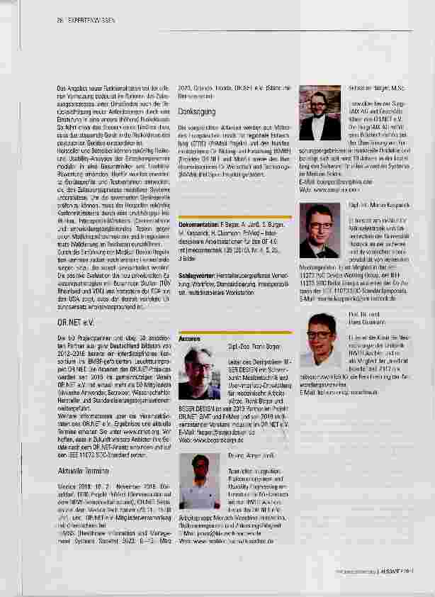 Vorschauseite 4: PriMed Interdisziplinäre Arbeitsstationen für den OP 4.0
