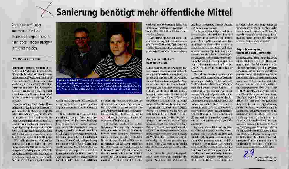 Vorschauseite 1: Sanierung benötigt mehr öffentliche Mittel