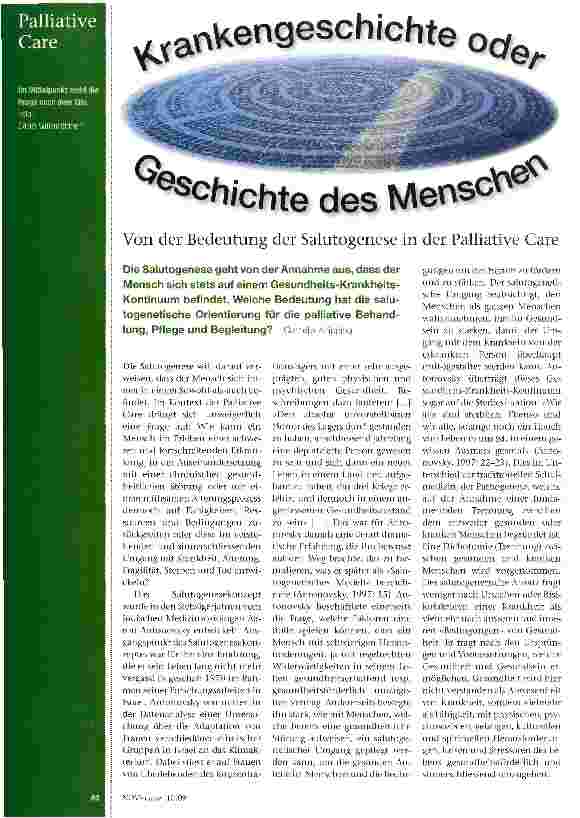 Vorschauseite 1: Krankengeschichte oder Geschichte des Menschen