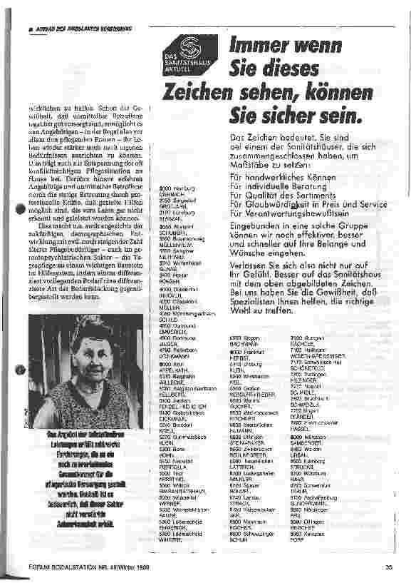Vorschauseite 4: Tagespflege - wichtiger Baustein im Pflegesystem