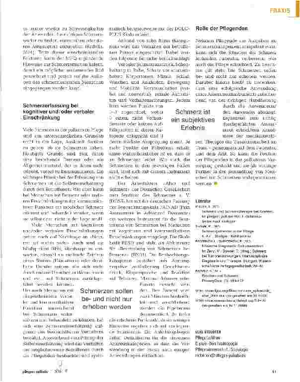 Vorschauseite 4: Schmerzassessment