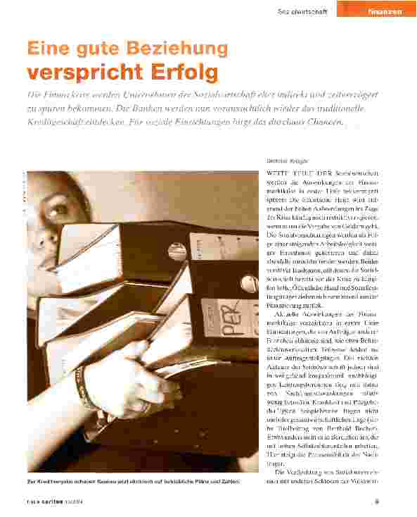 Vorschauseite 1: Eine gute Beziehung verspricht Erfolg