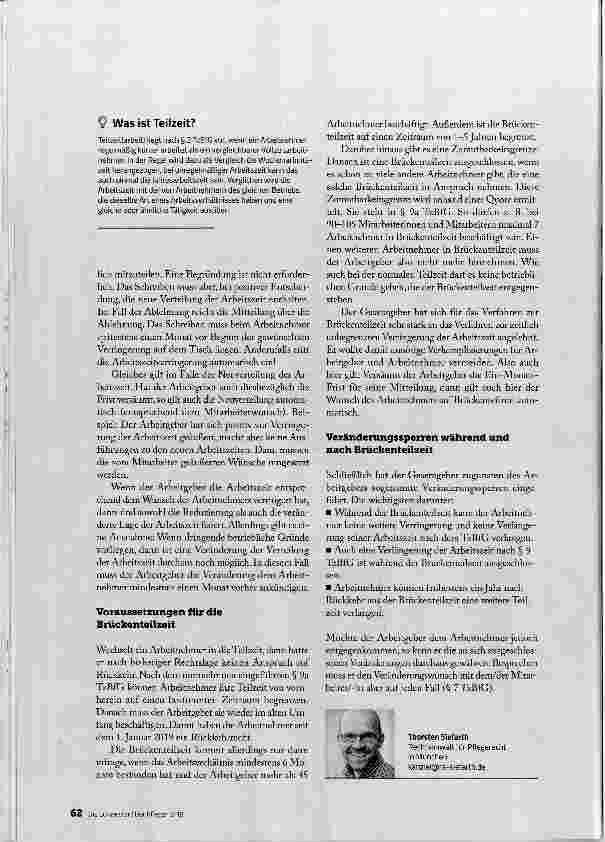 Vorschauseite 3: VOM TEILZEITANSPRUCH ZUM RÜCKKEHRRECHT