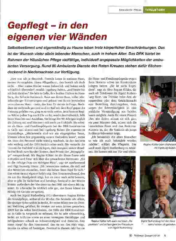 Vorschauseite 2: Gepflegt - in den eigenen vier Wänden