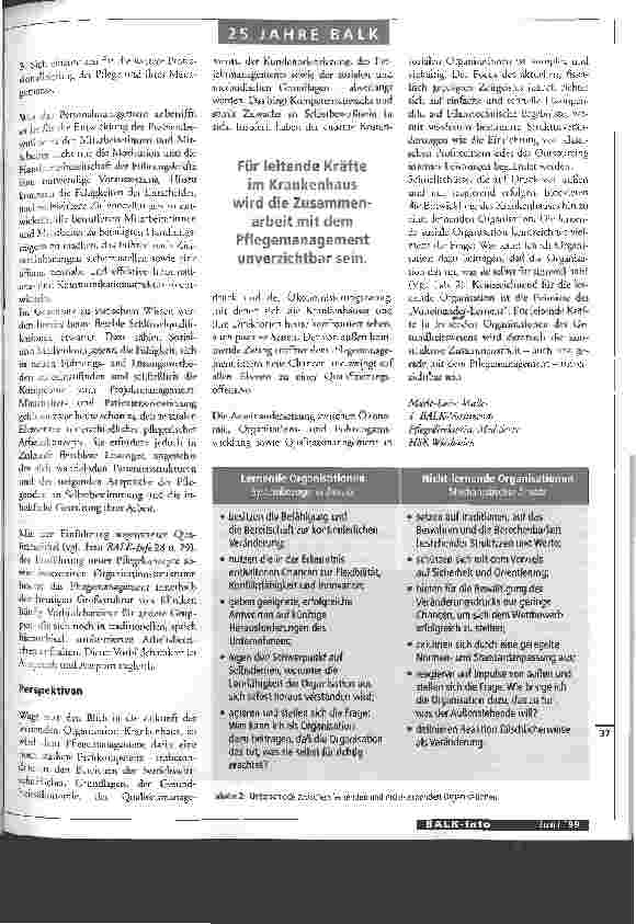 Vorschauseite 2: Kundenorientierung, Transparenz, Qualitätsmanagement