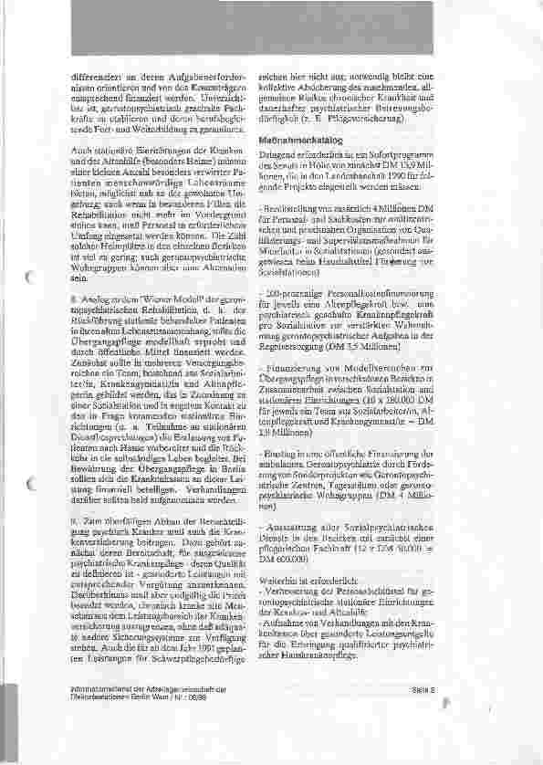 Vorschauseite 3: Jetzt muß gehandelt werden