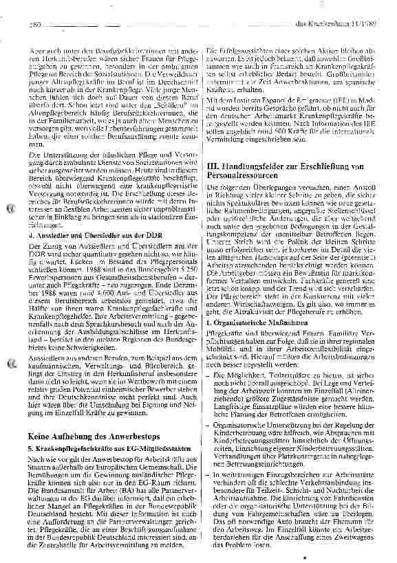 Vorschauseite 3: Der Arbeitsmarkt für Pflegeberufe