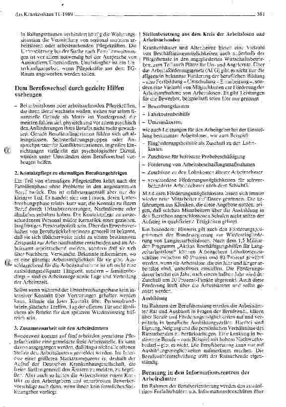 Vorschauseite 4: Der Arbeitsmarkt für Pflegeberufe