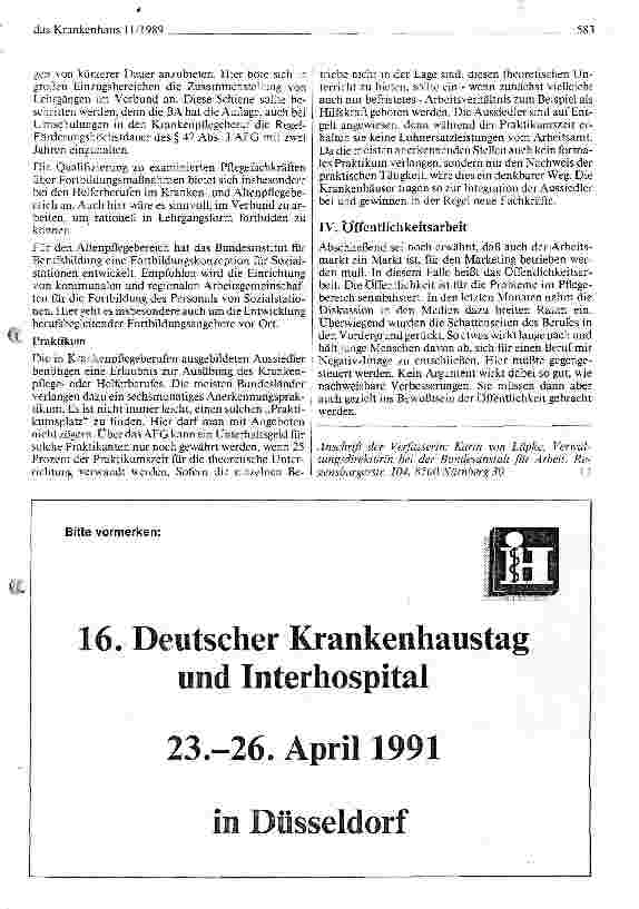 Vorschauseite 6: Der Arbeitsmarkt für Pflegeberufe