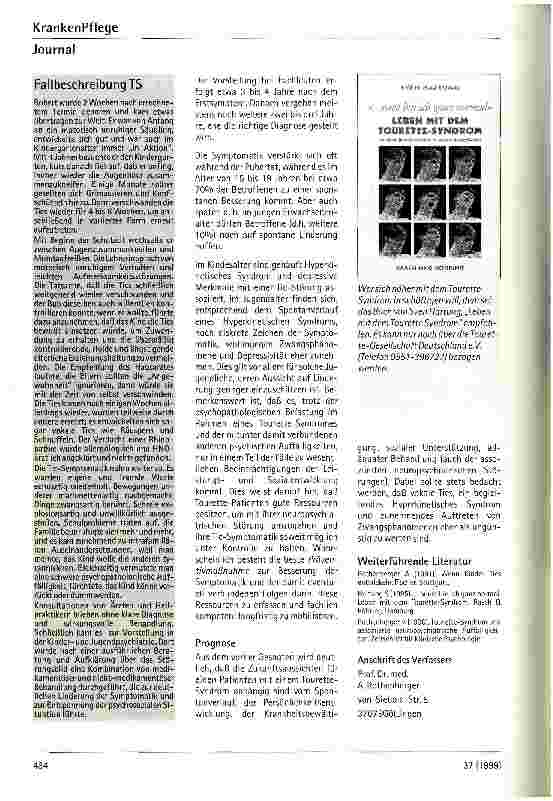 Vorschauseite 5: Tourette-Syndrom und andere Tic-Störungen