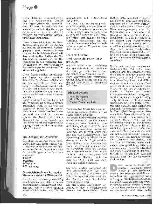 Vorschauseite 3: Ganzheitliche Medizin durch Ayurveda