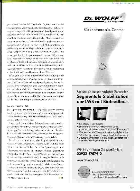 Vorschauseite 3: Integrative Rückentherapie