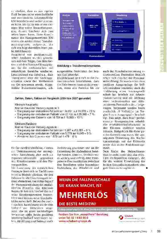 Vorschauseite 2: Konsolidierung und Zukunftssicherung geschafft