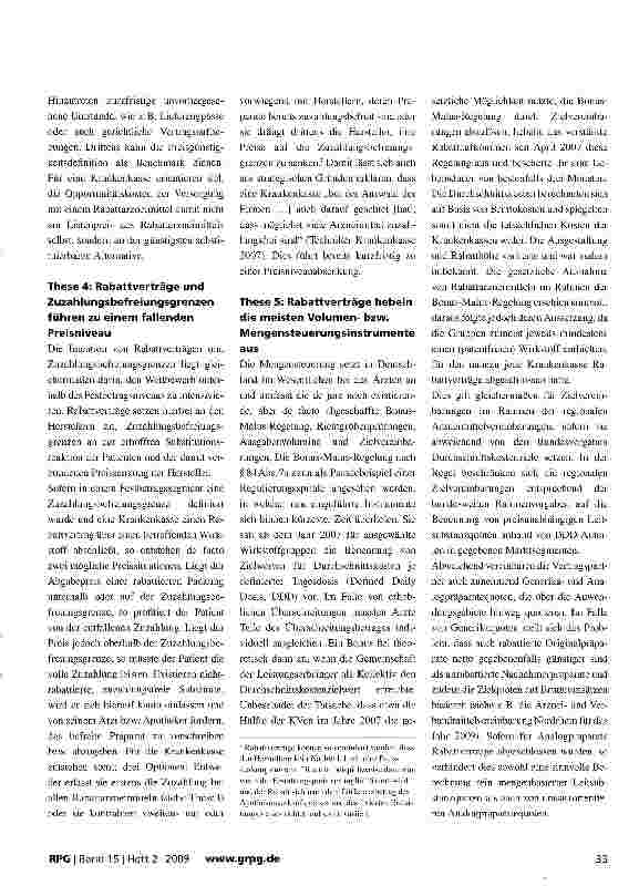 Vorschauseite 4: Zusammenhänge von Rabattverträgen und ausgewählten Steuerungsinstrumenten im Arzneimittelmarkt