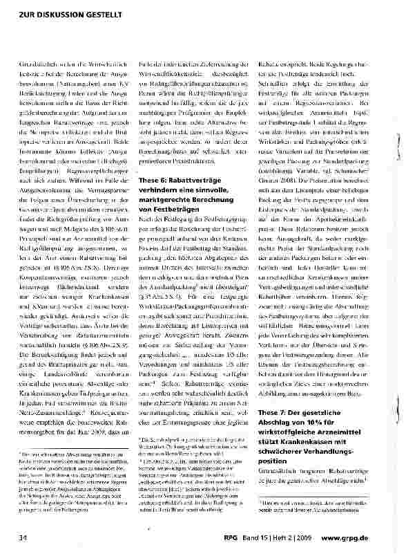Vorschauseite 5: Zusammenhänge von Rabattverträgen und ausgewählten Steuerungsinstrumenten im Arzneimittelmarkt
