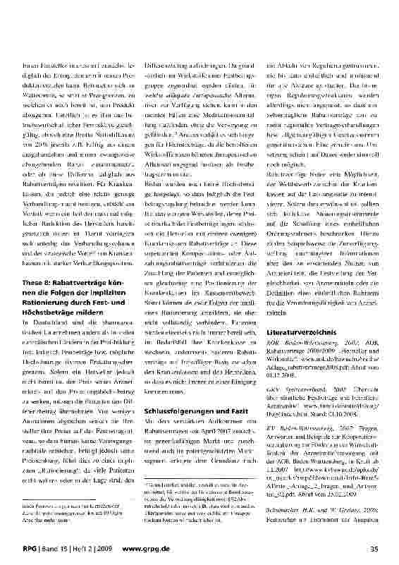Vorschauseite 6: Zusammenhänge von Rabattverträgen und ausgewählten Steuerungsinstrumenten im Arzneimittelmarkt
