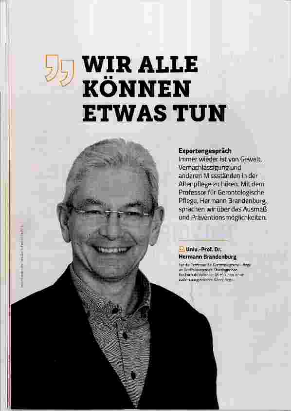 Vorschauseite 1: WIR ALLE KÖNNEN ETWAS TUN