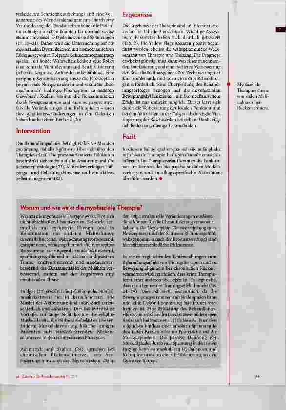 Vorschauseite 5: Myofasziale Therapie bei Spinalkanalstenose