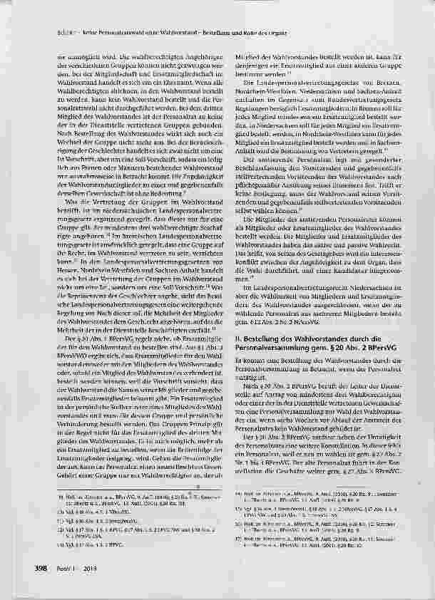 Vorschauseite 3: Keine Personalratswahl ohne Wahlvorstand - Bestellung und Rolle des Organs