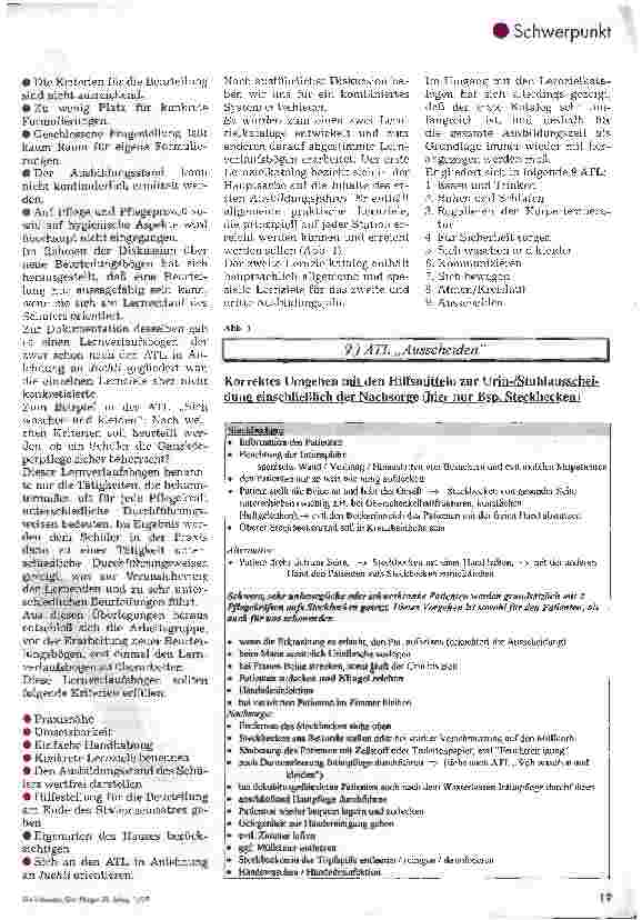 Vorschauseite 2: Bausteine zur Qualitätsentwicklung in der Krankenpflegeausbildung