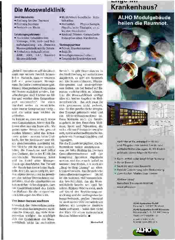 Vorschauseite 2: Zwei Unternehmen, ein Management