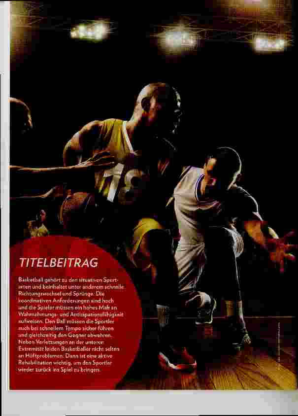 Vorschauseite 1: Aktive Rehabilitation von Hüft-Leisten-Pathologien bei Basketballern