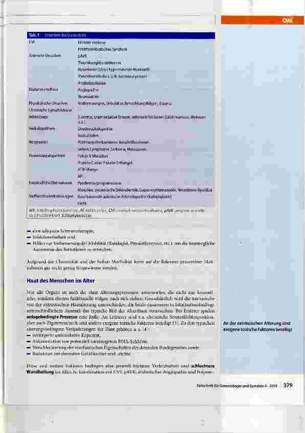 Vorschauseite 3: Ulcus cruris beim alten Patienten