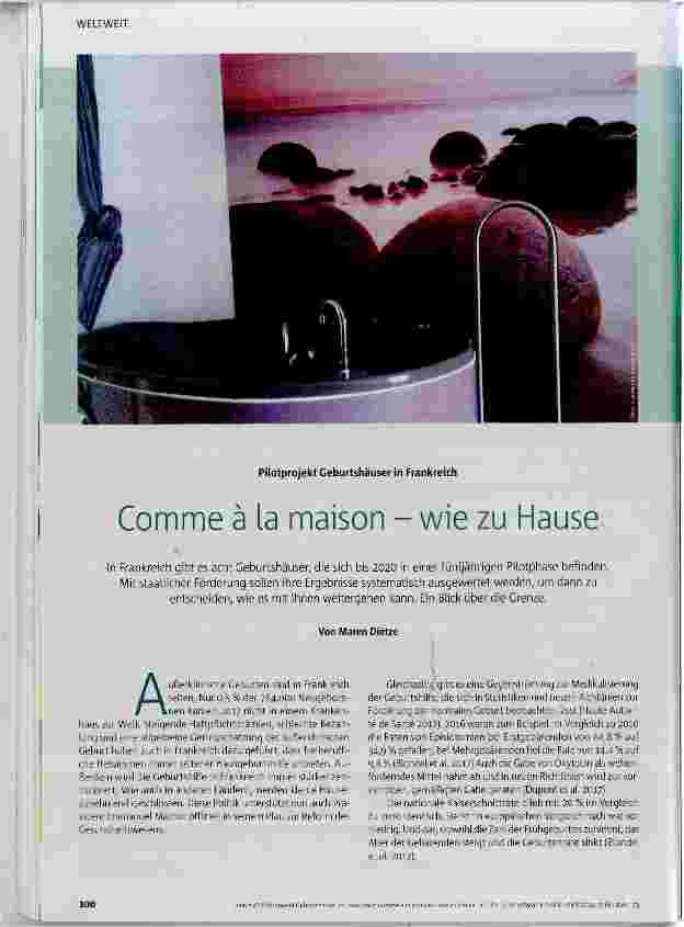 Vorschauseite 1: Comme à la maison - wie zu Hause