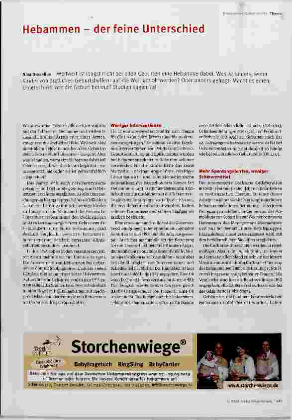Vorschauseite 1: Hebammen - der feine Unterschied