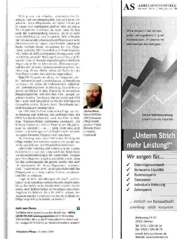Vorschauseite 4: „Das Feld gilt es noch zu bestellen - und das ist eine Chance!