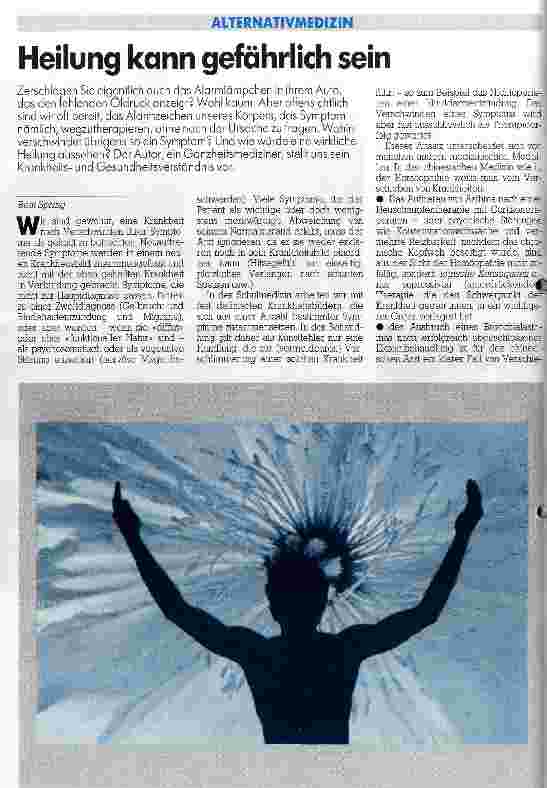 Vorschauseite 1: Heilung kann gefährlich sein