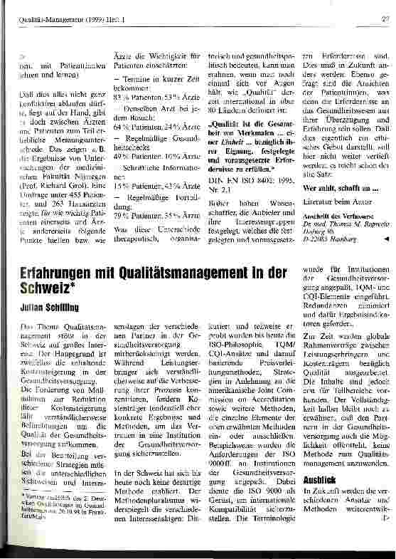 Vorschauseite 5: Der Patient - das unbekannte Wesen? ! Oder: Was wollen Patient(inn)en wirklich?