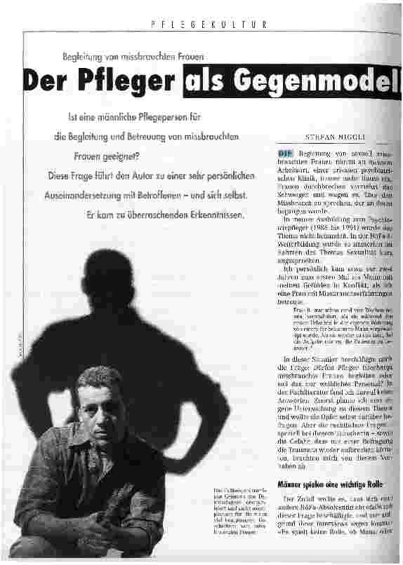 Vorschauseite 1: Der Pfleger als Gegenmodell Begleitung missbrauchter Frauen