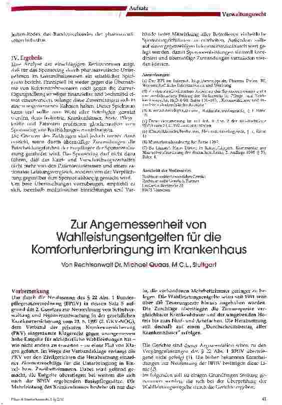 Vorschauseite 4: Sponsering durch pharmazeutische Unternehmen