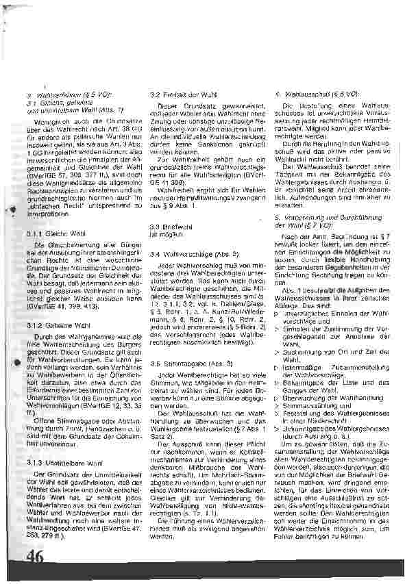 Vorschauseite 2: Wahlen nach der Heimmitwirkungsverordnung