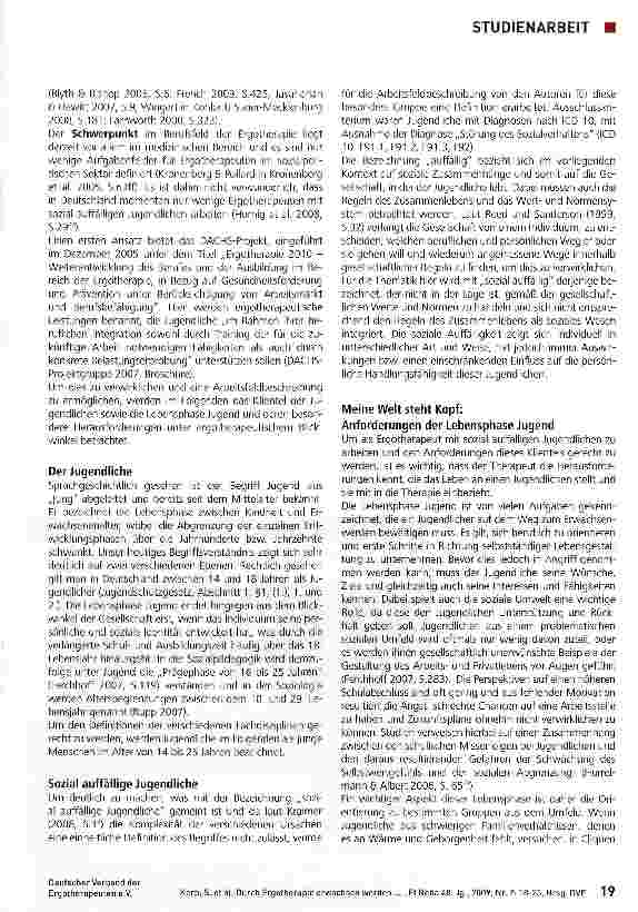 Vorschauseite 2: Durch Ergotherapie erwachsen werden