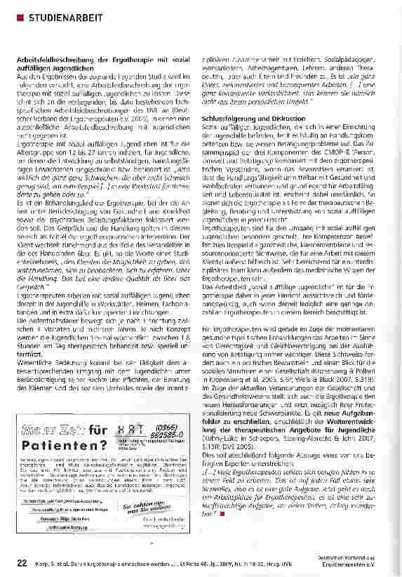 Vorschauseite 5: Durch Ergotherapie erwachsen werden