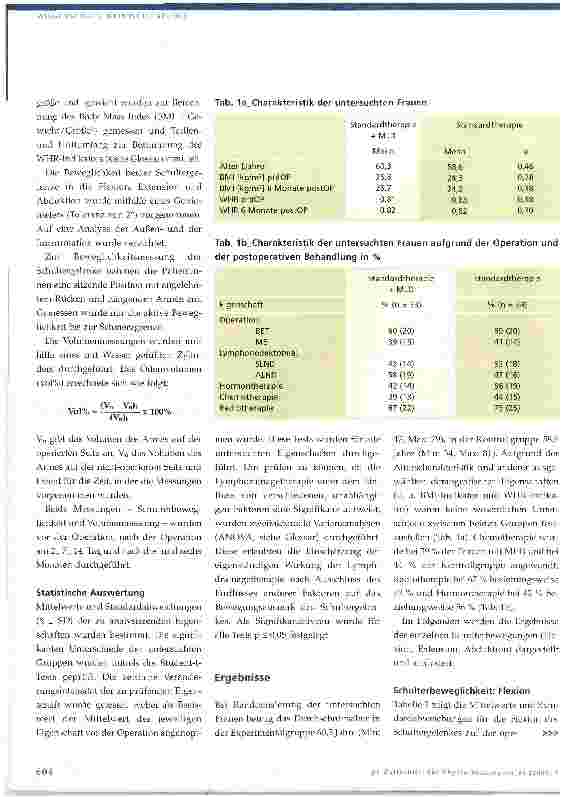 Vorschauseite 3: Einfluss der manuellen Lymphdrainage auf die Schulterbeweglichkeit nach Brustkrebsoperation