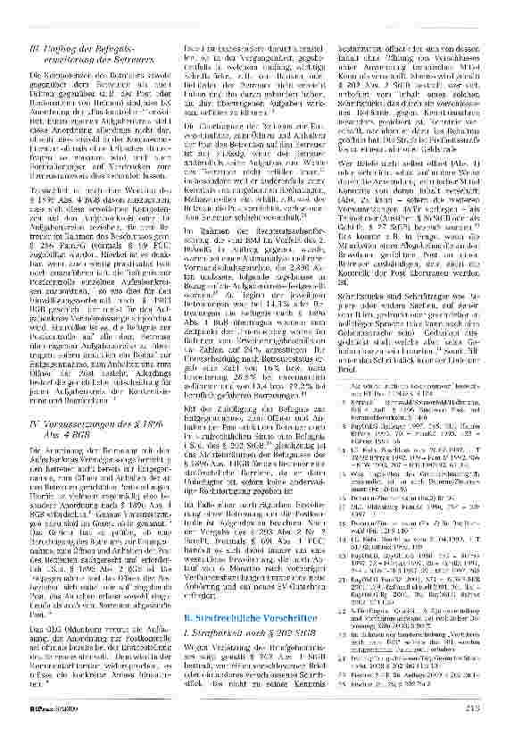 Vorschauseite 2: Betreuung und Postverkehr