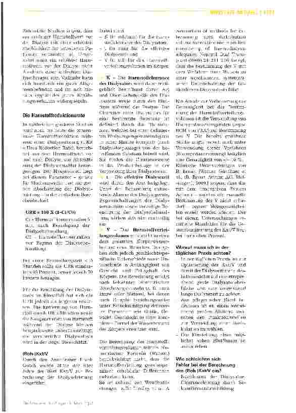 Vorschauseite 2: Qualitätssicherung in der Dialyse