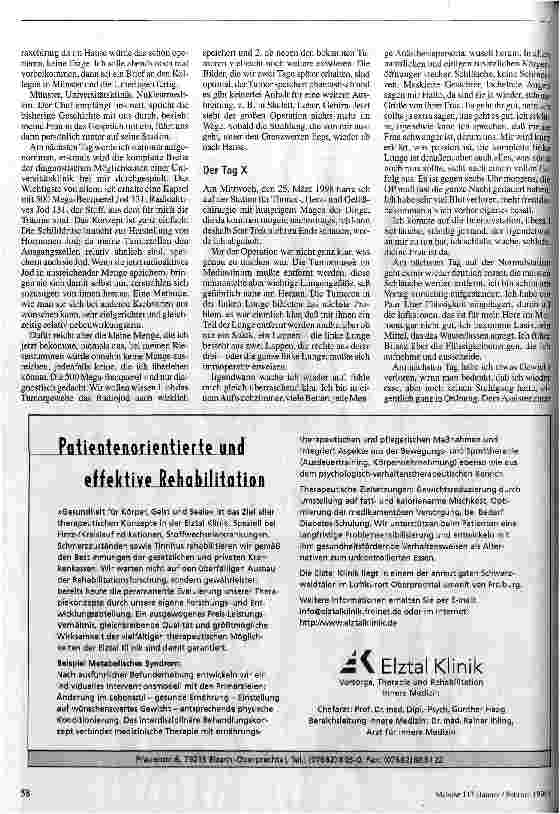 Vorschauseite 3: Krebs oder Tumor ist wenn man trotzdem lacht