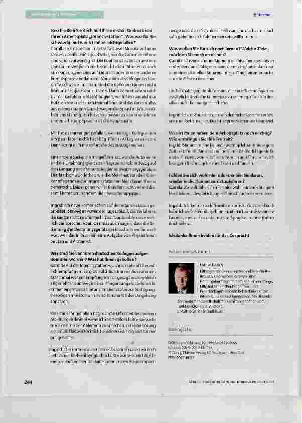 Vorschauseite 2: Arbeiten fern der Heimat