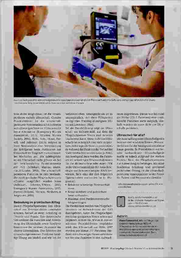 Vorschauseite 2: Venenpunktionen mit Ultraschall