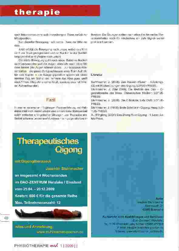 Vorschauseite 6: Qigong für eine gesunde Wirbelsäule Vorsorge und Therapie