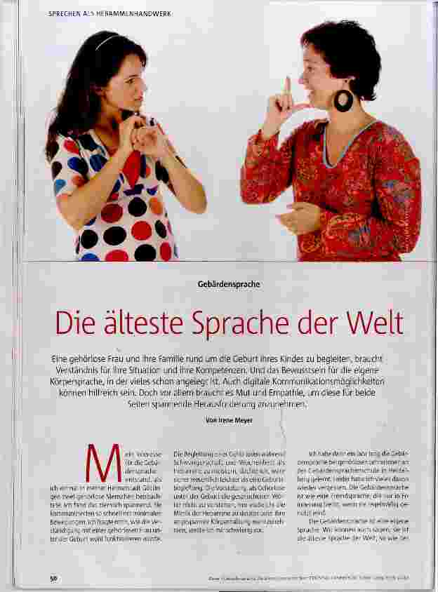 Vorschauseite 1: Die älteste Sprache der Welt
